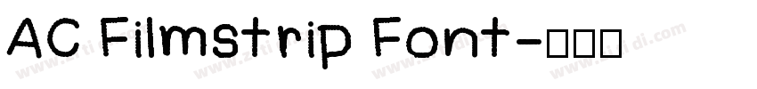 AC Filmstrip Font字体转换
